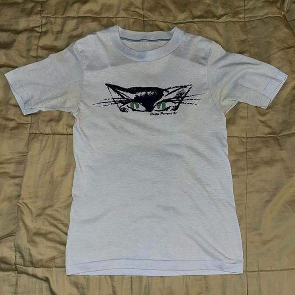 Vintage Purple Pussycat tee 🐱💙 - Picture 1 of 3